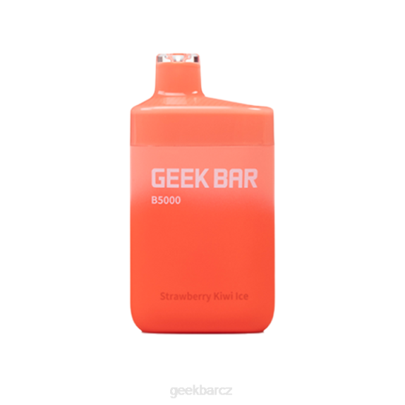 GEEK BAR cigareta - Geek Bar b5000 na jedno použití jahodový kiwi led 48RF35