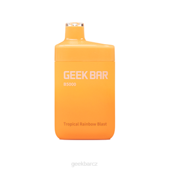 GEEK BAR recenze - Geek Bar b5000 na jedno použití tropický duhový výbuch 48RF38