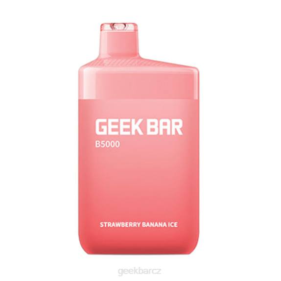 GEEK BAR vape - Geek Bar b5000 na jedno použití jahodový banánový led 48RF34