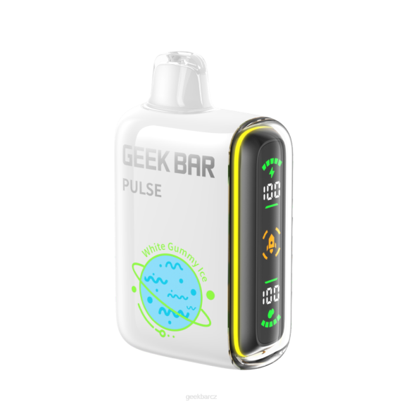 GEEK BAR recenze - Geek Bar Pulse 15k jednorázové vapy bílý gumový led 48RF68