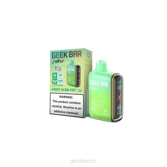 GEEK vape online - Geek Bar Pulse jednorázový grape blow pop 48RF9